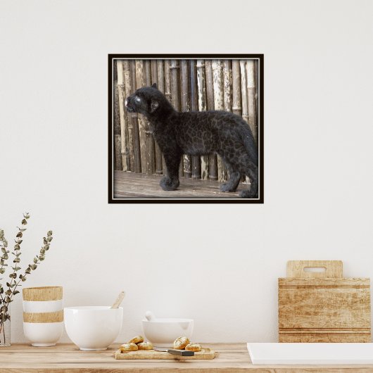 ヒョウの子 ポスター (キッチン)