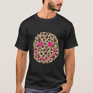 ヒョウの幸せな顔 Tシャツ