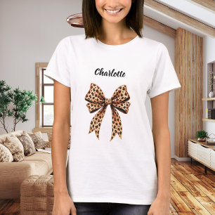 ヒョウの弓名 Tシャツ