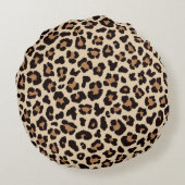 ヒョウの愛 ラウンドクッション (裏面)