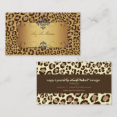 ヒョウの斑点オナチュレル/名刺 名刺 (正面/裏面)