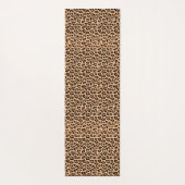 ヒョウの斑点野猫の毛皮のパターン ヨガマット (裏面)