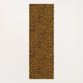 ヒョウの模様（天然色） ヨガマット (裏面)