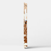 ヒョウの毛の熱帯葉の毛帯 Case-Mate iPhoneケース (裏面 / 左)