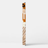 ヒョウの毛の熱帯葉の毛帯 Case-Mate iPhoneケース (裏面 / 右)