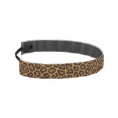 ヒョウの毛皮が付いているタイルの背景 アスレチックヘッドバンド (左)