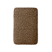 ヒョウの毛皮が付いているタイルの背景 バスマット (正面縦)