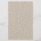 ヒョウの毛皮が付いているタイルの背景 便箋 (正面)