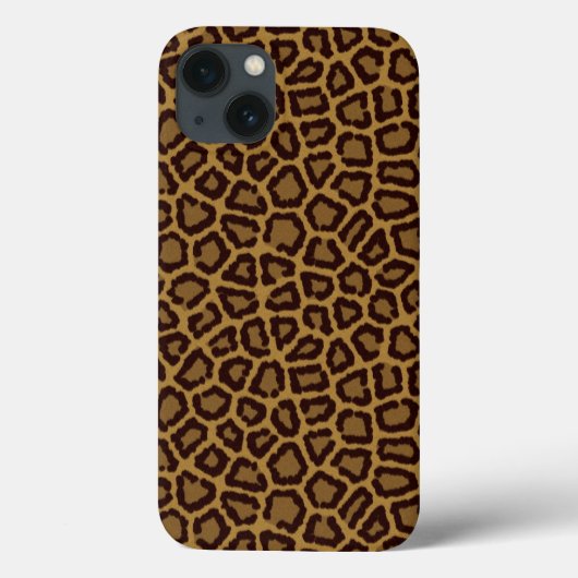 ヒョウの毛皮で背景をタイルで表示 Case-Mate iPhoneケース (裏面)