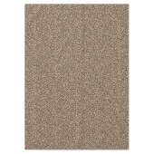 ヒョウの毛皮のパターン テーブルクロス (正面)