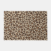 ヒョウの毛皮のパターン ドアマット (正面)