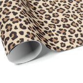 ヒョウの毛皮のパターン ラッピングペーパー (ロールコーナー)
