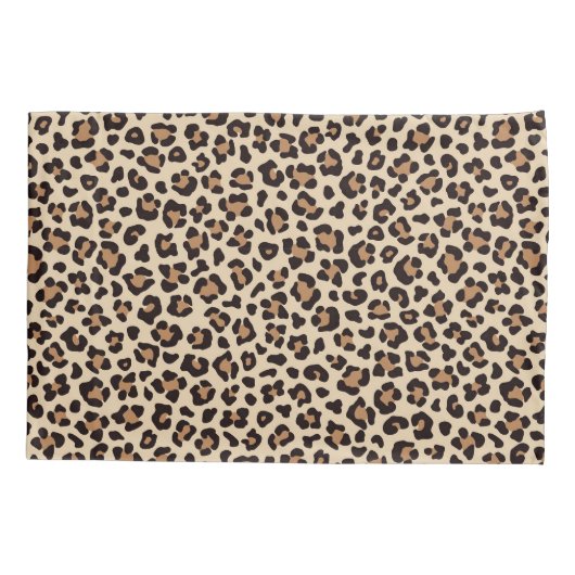 ヒョウの毛皮のパターン 枕カバー (裏面-左)