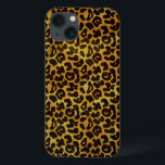 ヒョウの毛皮のプリント動物パターン iPhone 13ケース<br><div class="desc">このトレンディーのアニマルプリントのiPadの場合の設計特微オレンジ黄色金ゴールドの毛皮の背景の黒い動物の点が付いている染みがついたヒョウのプリントパターン。 このクールなネコ科のデザインとのあなたの野生猫を引き出して下さい。 それは完全なはっきりしたのオリジナル捜します動物愛好家をです。 一致項目があるように私達の店を確認して下さい。</div>