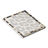 ヒョウの毛皮の外観 ノートパッド (アングル)