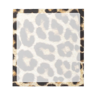 ヒョウの毛皮の外観 ノートパッド