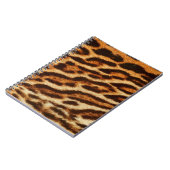 ヒョウの毛皮の質感。アニマルプリント ノートブック (左側)