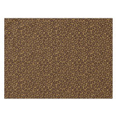 ヒョウの毛皮を使用して背景をタイルにする テーブルクロス (正面(横))