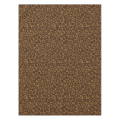 ヒョウの毛皮を使用して背景をタイルにする テーブルクロス (正面)