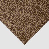 ヒョウの毛皮を使用して背景をタイルにする 薄葉紙 (詳細)