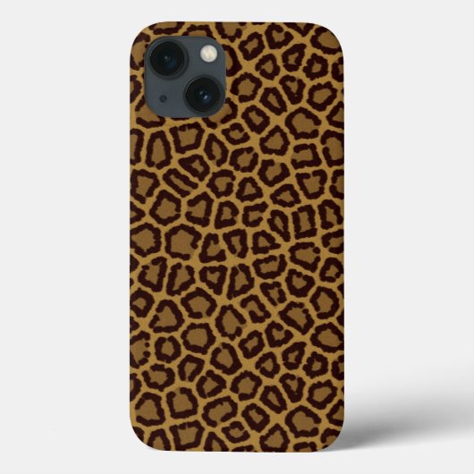 ヒョウの毛皮を使用して背景をタイルにする Case-Mate iPhoneケース (裏面)