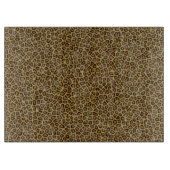 ヒョウの毛皮 カッティングボード (正面)