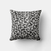 ヒョウの毛皮 クッション (裏面)