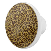 ヒョウの毛皮 セラミックノブ (右)