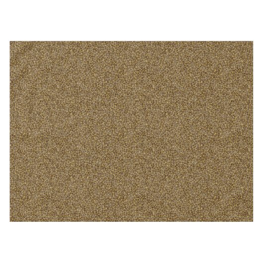 ヒョウの毛皮 テーブルクロス (正面(横))