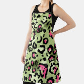 ヒョウの毛皮、ファッショナブルなシームレスなパターン。 エプロン (インサイチュ)