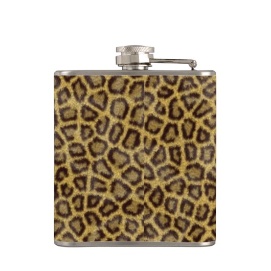 ヒョウの毛皮 フラスク (裏面)