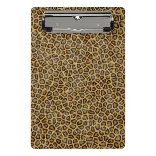ヒョウの毛皮 ミニクリップボード (正面)