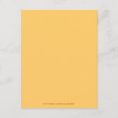 ヒョウの毛皮 現代のウェディング エンクロージャーカード (裏面)