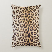 ヒョウの毛 アクセントクッション (正面(垂直))