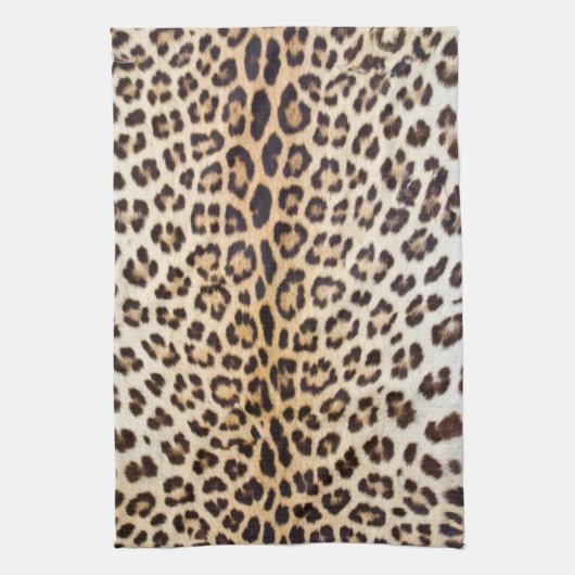 ヒョウの毛 キッチンタオル (縦)
