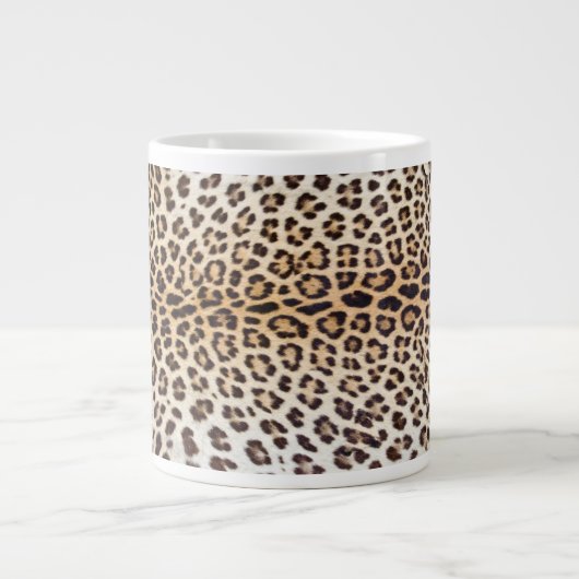 ヒョウの毛 ジャンボコーヒーマグカップ (正面)