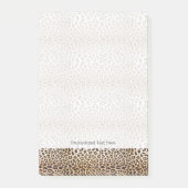 ヒョウの毛 ポストイット (正面)