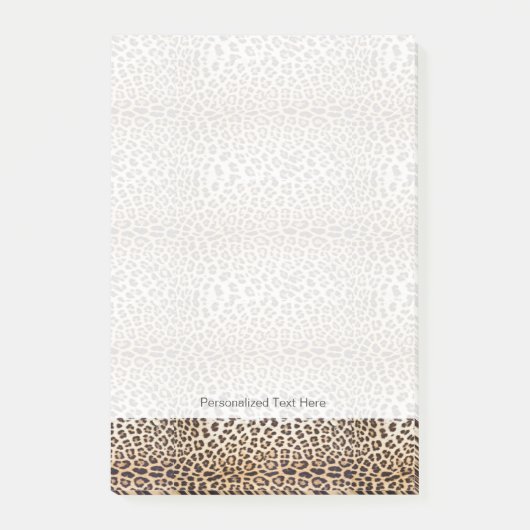 ヒョウの毛 ポストイット (正面)