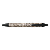 ヒョウの毛 黒ボールペン (裏面)