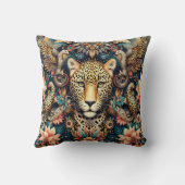 ヒョウの水疱：熱帯鳥の休息 クッション (裏面)