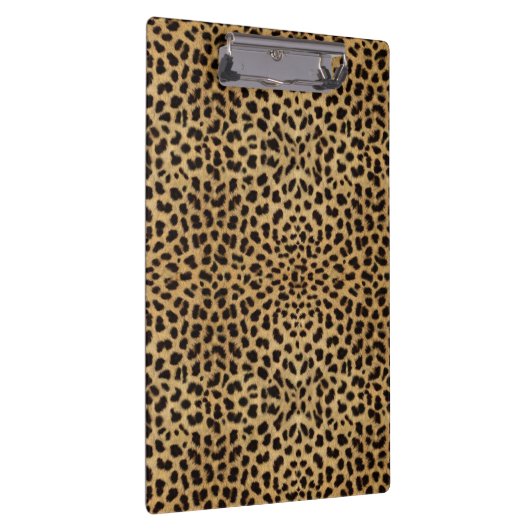 ヒョウの点のラインストーンのダイヤモンドのモノグラムの写真 クリップボード (右)