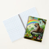 ヒョウの生き生芸術的き:ジャングルレスト ノートブック (内部)