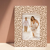 ヒョウの生意気 レーザー彫刻フレーム