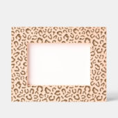 ヒョウの生意気 レーザー彫刻フレーム (正面)