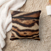 ヒョウの白い毛 クッション (ブランケット)