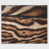 ヒョウの白い毛 ラッピングペーパー (フラット)