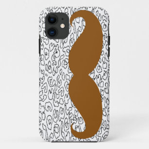 ヒョウの皮に茶色の髭 iPhone 11 ケース