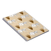 ヒョウの皮の柄 ノートブック (右側)