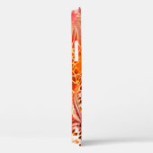 ヒョウの皮の模様ファブリックヒョウ,抽象芸術,アニマ Case-Mate iPhoneケース (裏面 / 右)