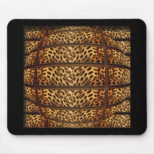 ヒョウの皮のmousepads マウスパッド (正面)